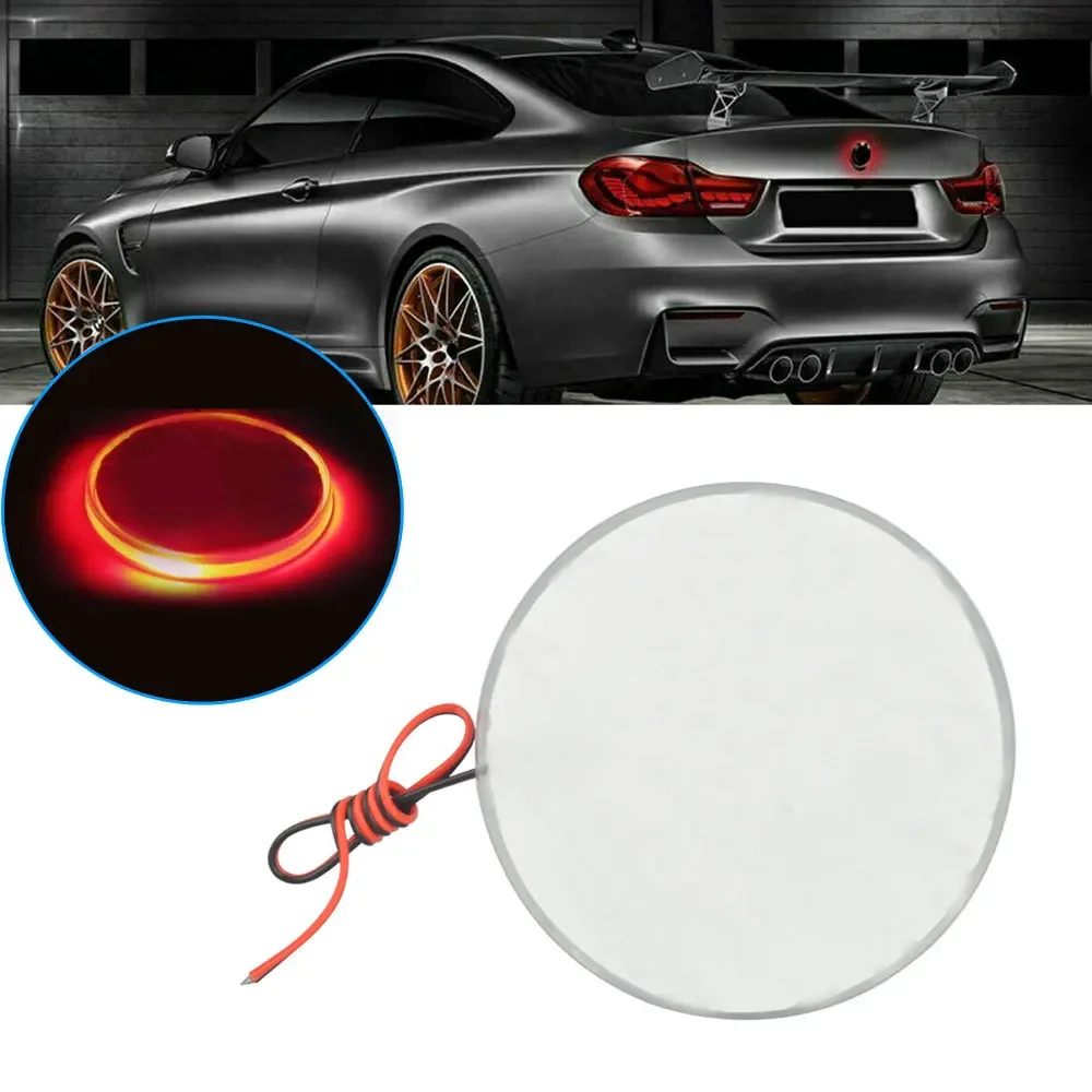 Červená 82mm odznak pozadí LED lehký emblem logem nálepka pro BMW 3čepel 5 7 X řada kreativní exteriér částí gadget auto příslušenství