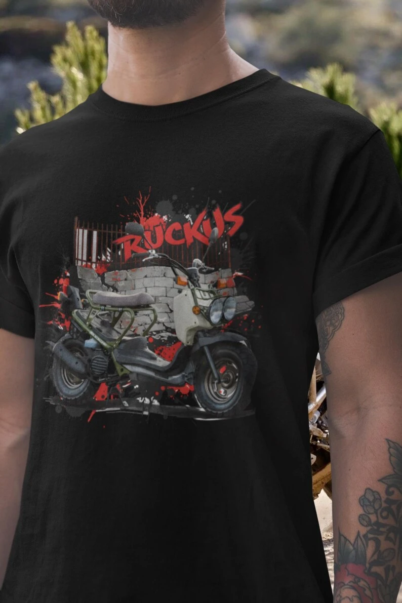 2026 Ruckus T Shirt Lifestyle Rider Tee Urban Scooter Gift Custom Zoomer Top Cotton T-shirt Unisex
