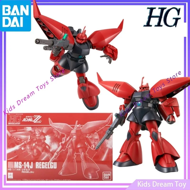 

Assembly Bandai in Stock Original PB Limited HG GUNDAM Anime Figures MS-14J REGELGU Action Figures Toys Gifts Collectible Model