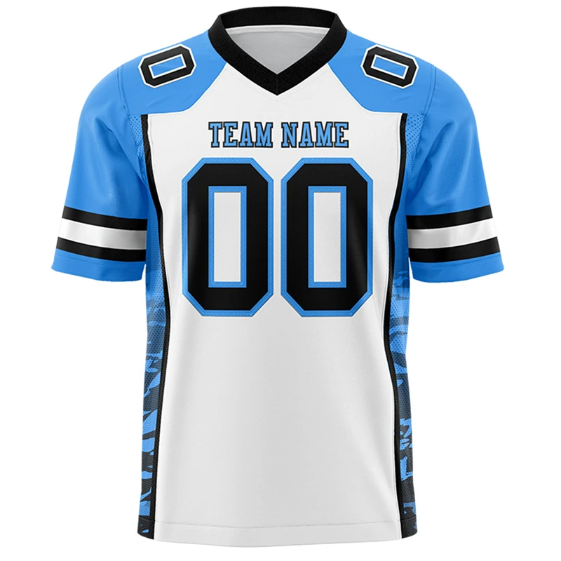 مخصص كرة القدم الأمريكية جيرسي المتضخم التدريب كرة القدم رياضية تنفس التقنيات المطبوعة المصنعين #3