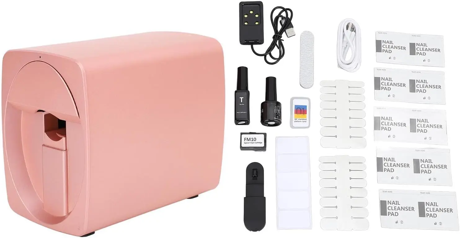 

Умный принтер для ногтей, цветная печатная машина «сделай сам», с управлением через приложение для персонализированных творчества ногтей через мобильное приложение