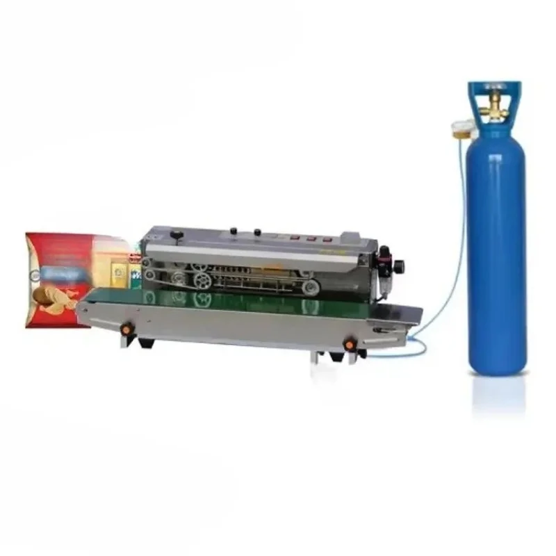 

FRQM-980CD Continuous Band Sealer Nitrogen Flushing Filling Sealing hine Food