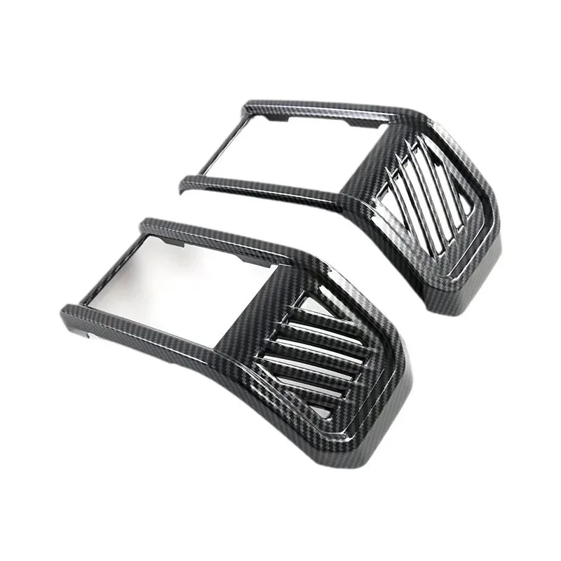 DUTRIEUX لشيري Jaecoo J6 Icar 03 24-25 ABS ألياف الكربون سيارة تكييف الهواء فتحات غطاء إطاري اكسسوارات السيارات الداخلية