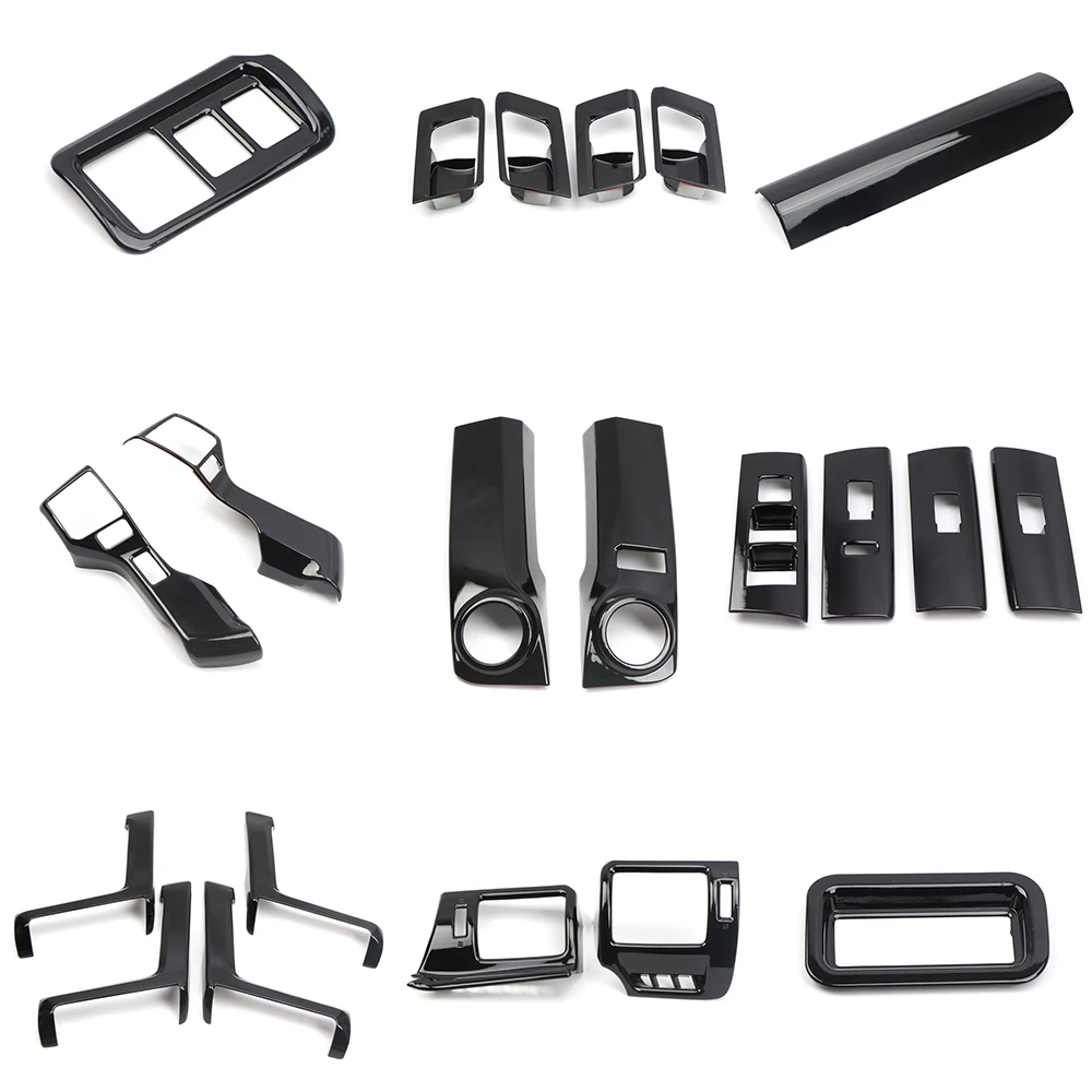 for Toyota 4Runner 2014-2023 Interior Kit Overlays ABS Plastic Not Suitable for Right Hand Drive