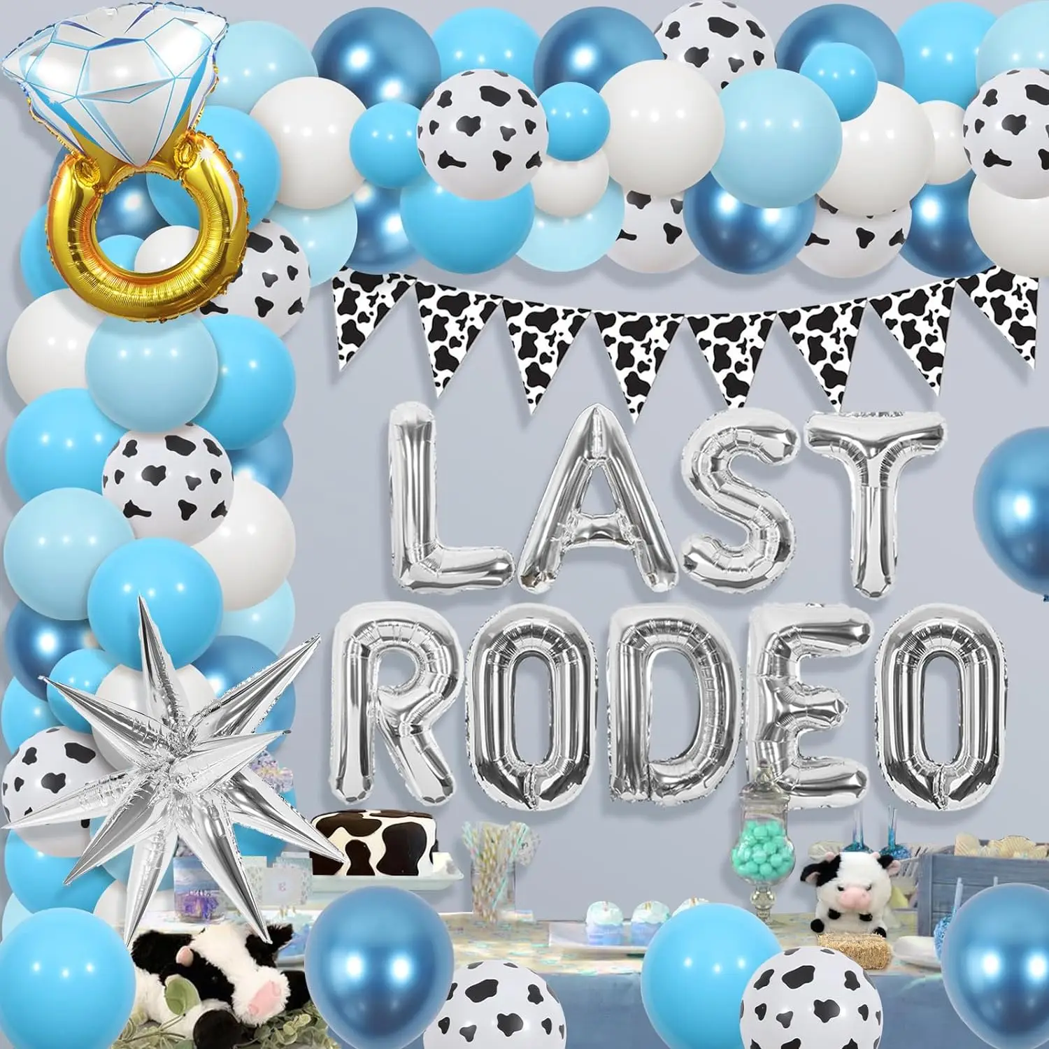 Imagem -03 - Western Cowgirl Disco Garland Arch Kit Último Rodeo Bachelorette Party Decor Noiva para Ser Faixa Chuveiro de Noiva de Casamento