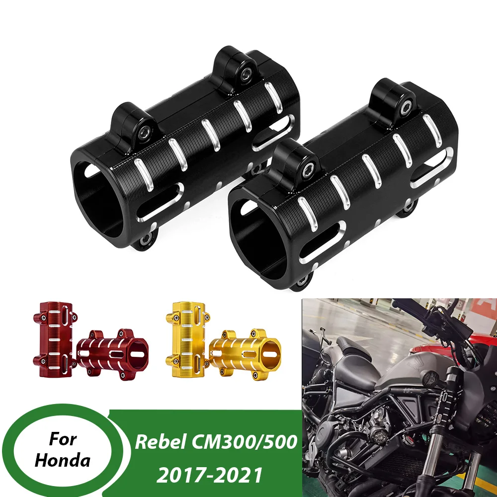 For Honda Rebel CM300/CM500 2016-202 High- Precision CNC Front Fork Protectors Dustproof Shock Absorber Sleeves Fork Guards