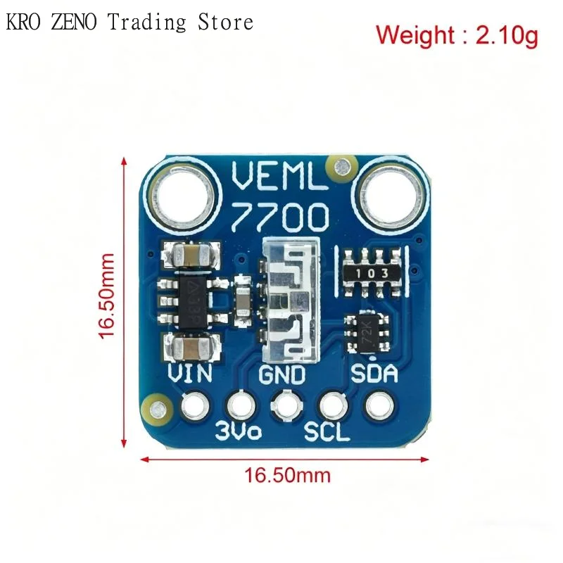 1 Set 120k Lux Light Measuring Sensor Board VEML7700 Ambient Light Sensor Module 3.3V 5V I2C IIC Interface For Raspberry Pi