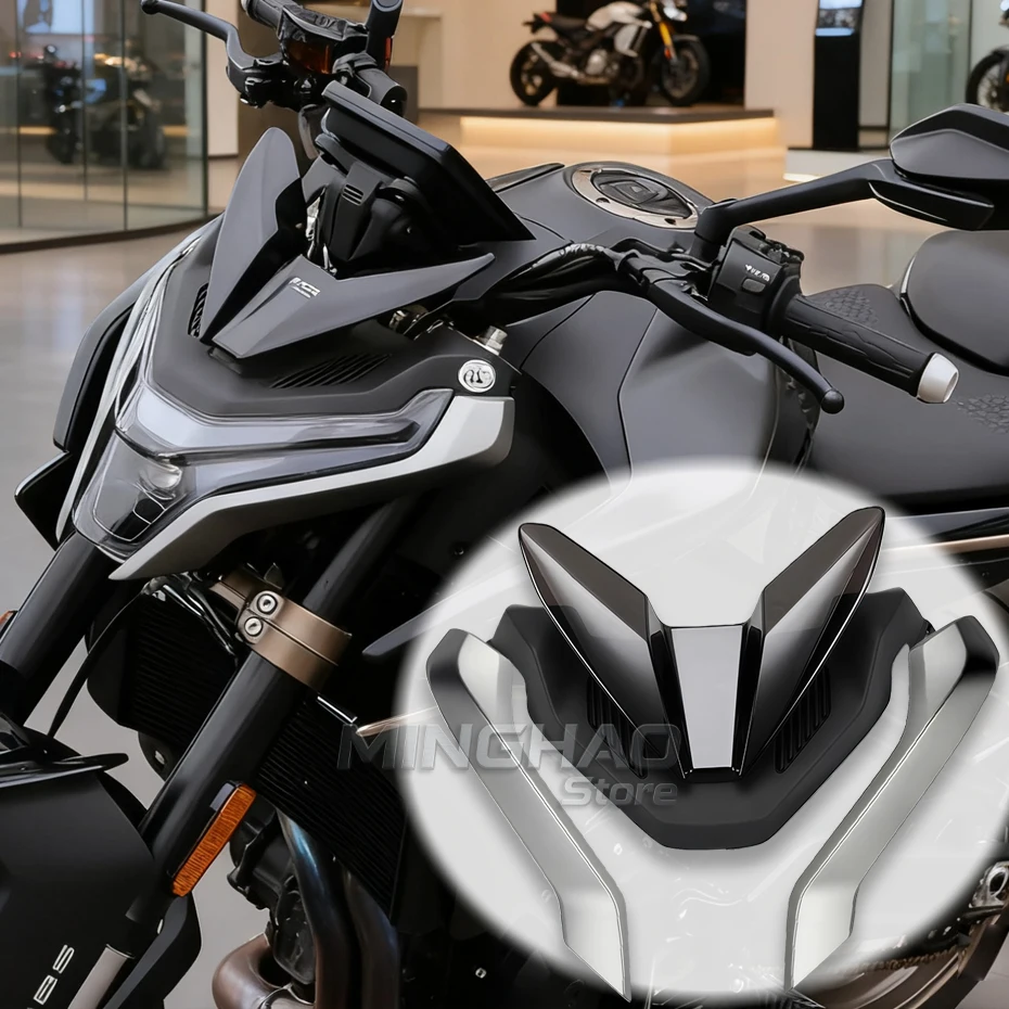 For CFMOTO 800NK Original Motorcycle Accessories Headlight Housing Front Fairing Upper Decorative Cover Head Protection Shield