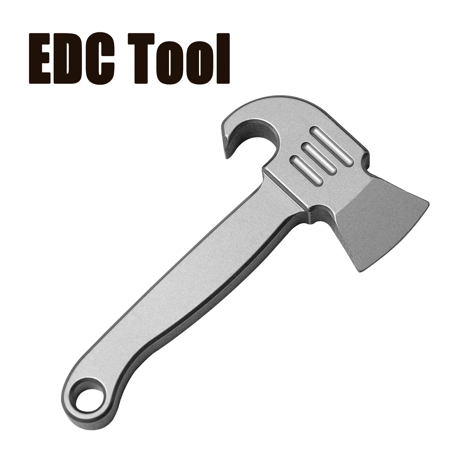

Titanium alloy keychain accessories, portable unboxing tool.EDC Tool