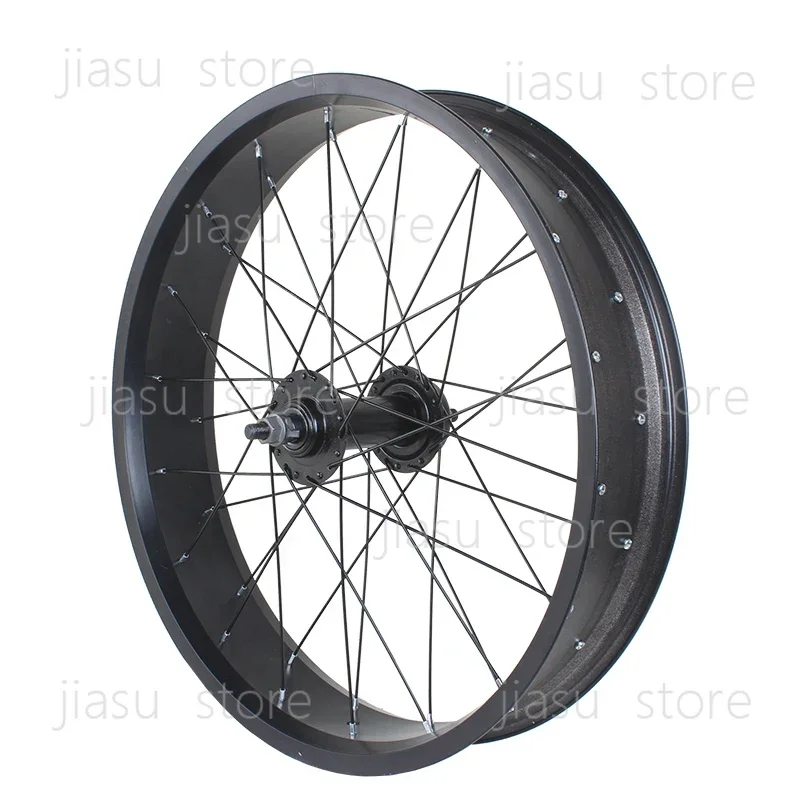 20/24/26 Inch Wide Tire Snowmobile Bicycle Front Rear Wheels for Winter Off-Road Riding