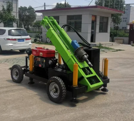 Borehole Drilling Rig Agricultural Irrigation 100-150m DTH Multifunction Drilling Rig 32hp
