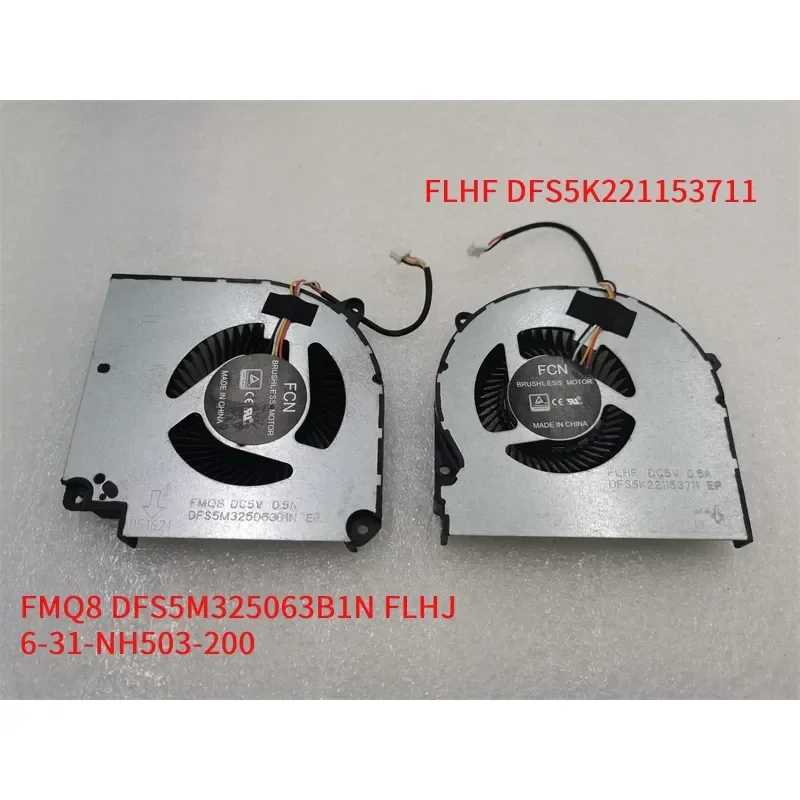 for Shenzhou God of War Z8-CT7NA CT7NT Z8-CR7N1 CU5N G8-CT7NK Laptop Cooling Fan