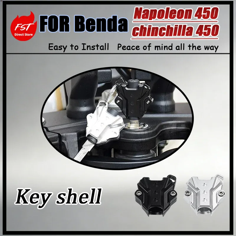 For Benda Chinchilla 450 Napoleon Dark Flag500 Rock300 Metal CNC Key Shell Anodized Multi-Color Precise Custom Keyboard Switches