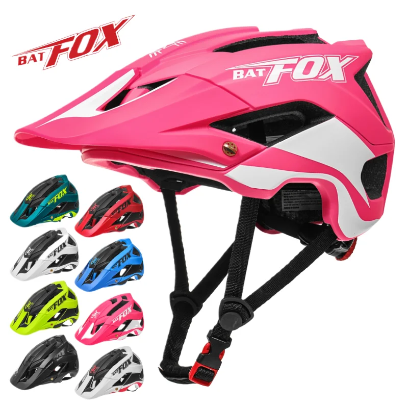 

bat fox mountain cycling helmet woman man Integrally-molded high quality mtb helmet casco bicicleta ciclism girl bike helmets