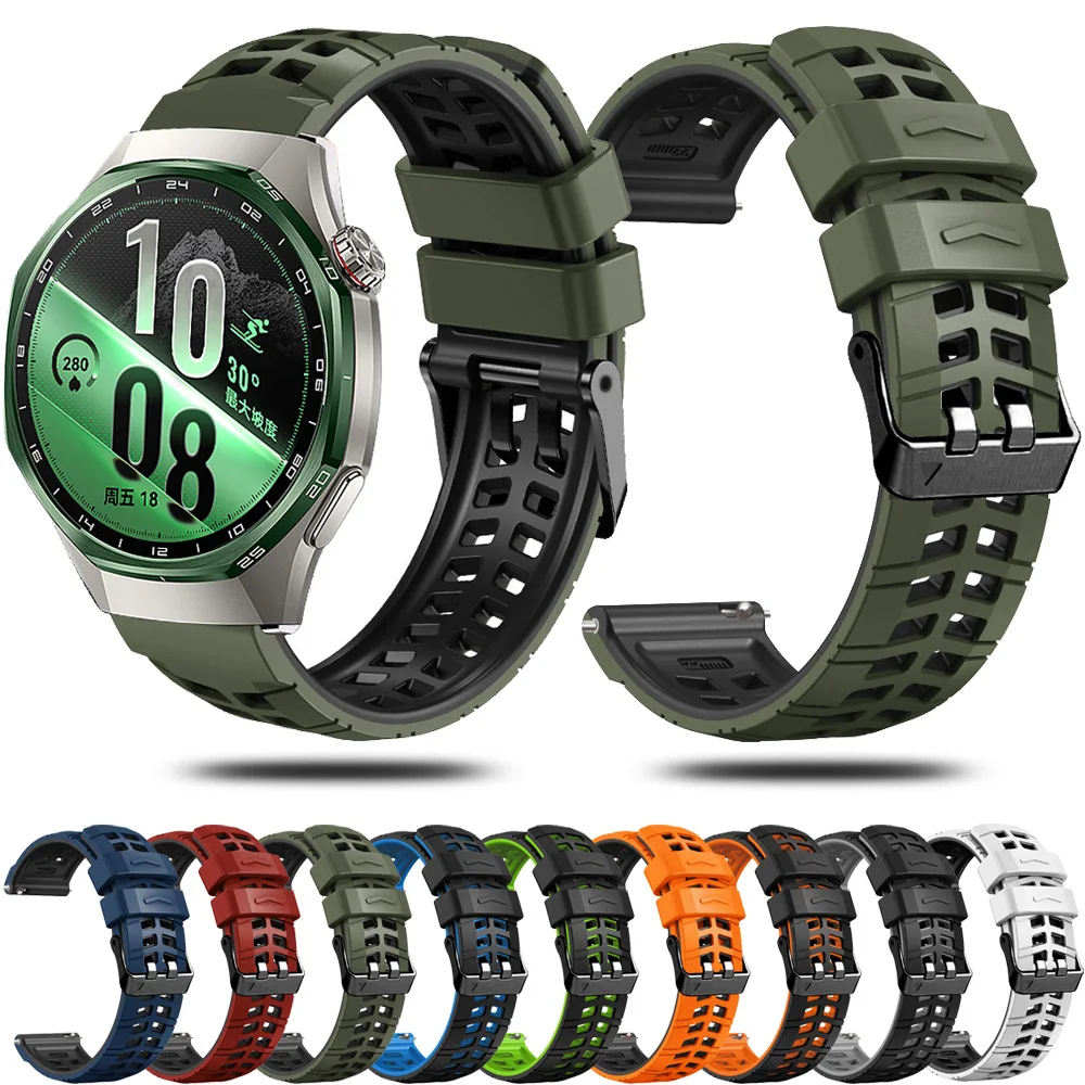 22mm Width Band For Huawei Watch GT 7 GT7 Pro GT6 5 4 46mm Silicone Bracelet For Huawei Watch GT Runner 2 Watch Buds 2 Watchband