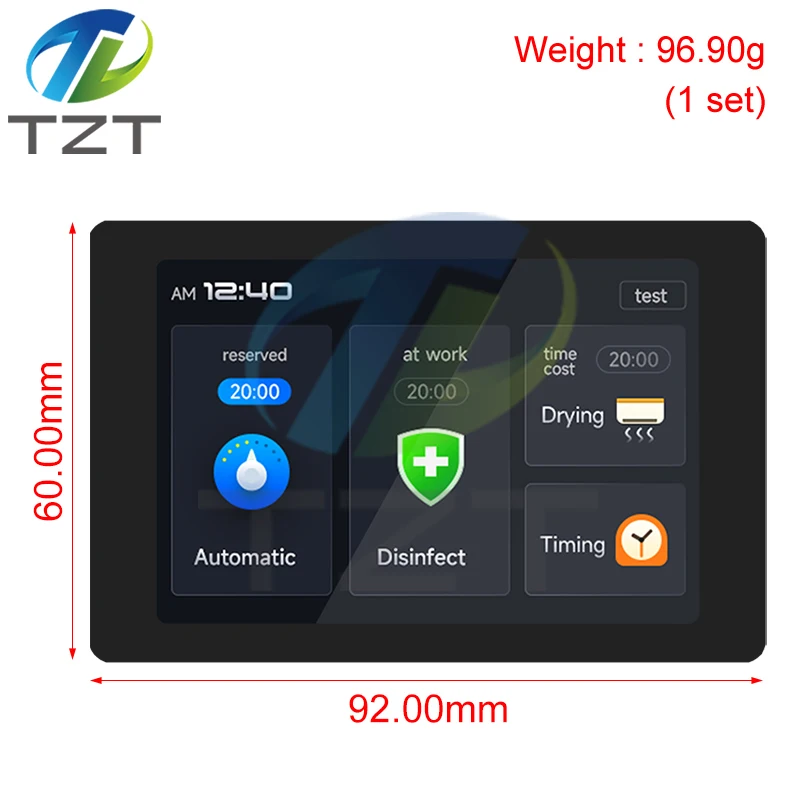 Imagem -02 - Placa de Desenvolvimento Esp32 com Tela Lcd Multi-touch Capacitiva Bluetooth Embutido Wi-fi Wt32-sc01 Plus 35 320x480 1pc