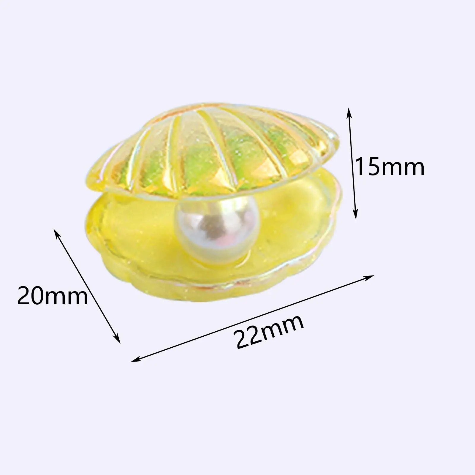 Flatback Resin Cabochons Cute Pearl Shell Charms for Jewelry Making Kit Bracelet Necklace Earring DIY Craft Decoration Loose