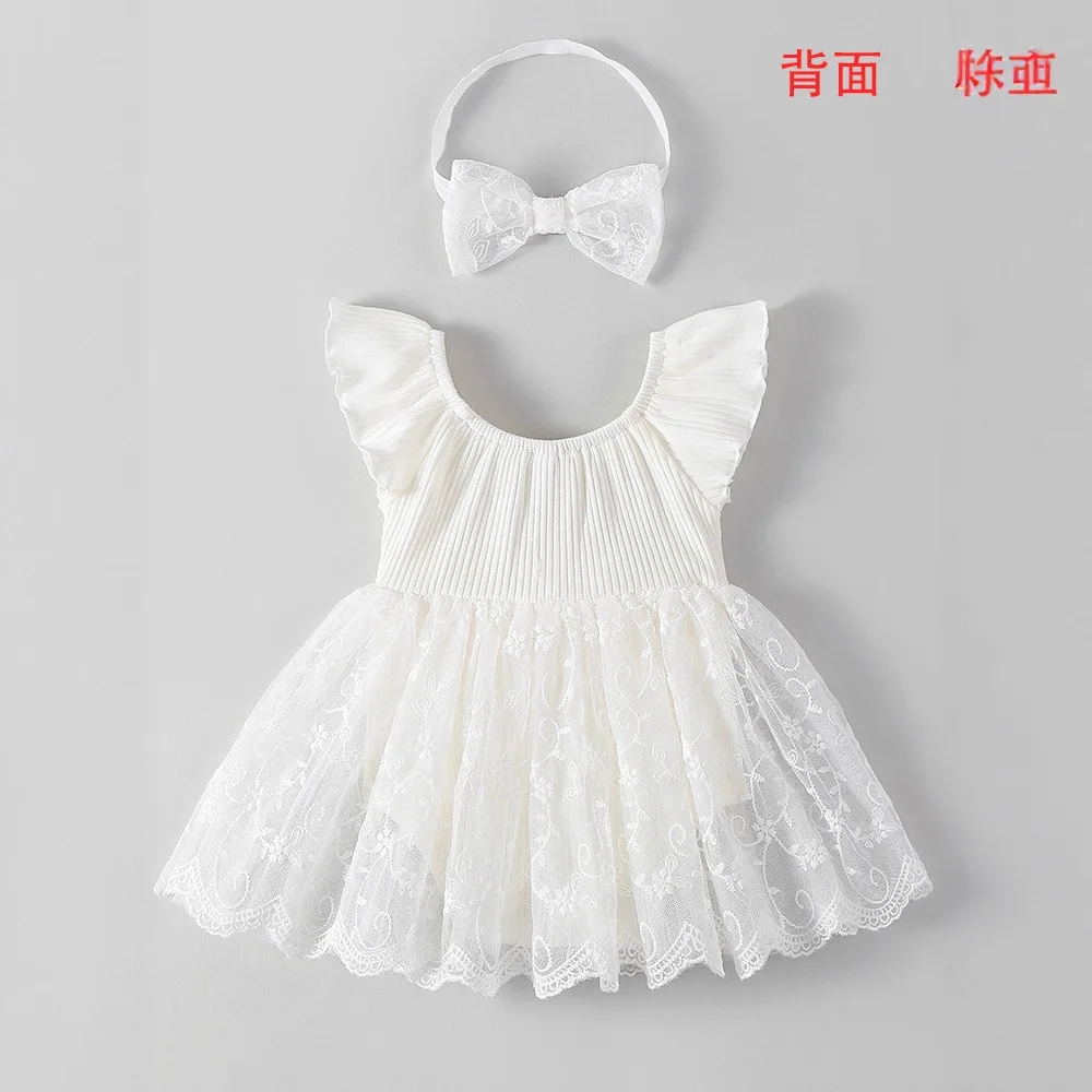 Baby Girl Clothes Baby Princess Hundred Days Banquet Skirt Small Moon Age Summer Girls Dress One Year Old Female Treasure Dress