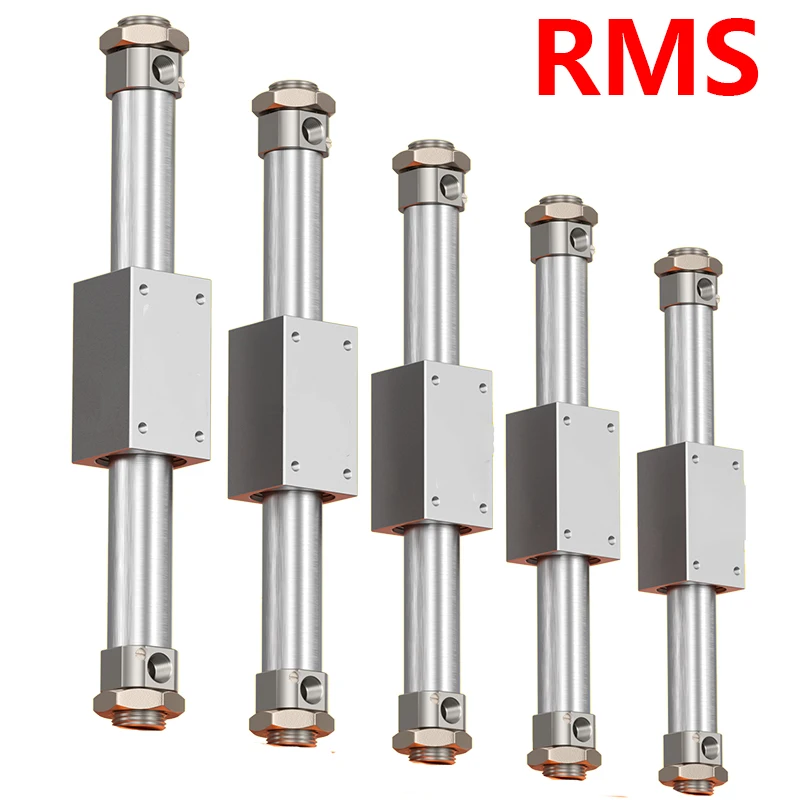 

RMS Series 25mm Bore RMS25 Rodless Magnetic Air Pneumatic Cylinder Double Acting 100/200/300/400/500/600/700/800/1000mm Stroke