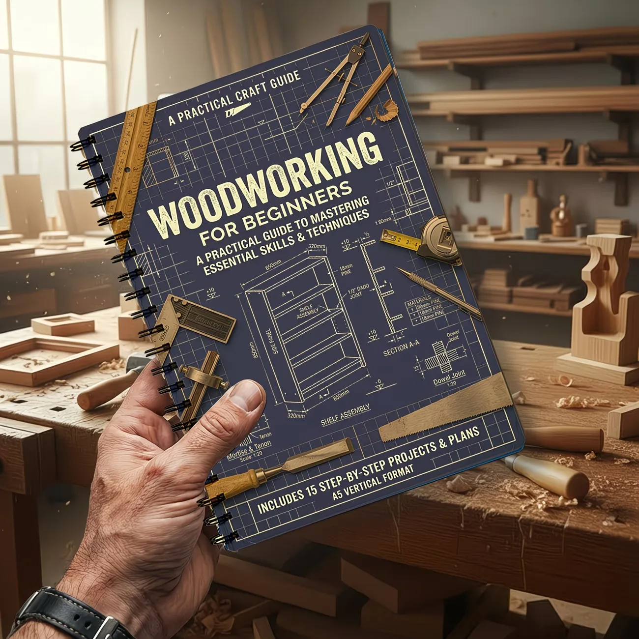 Vintage Woodworking Guide Notebook 6