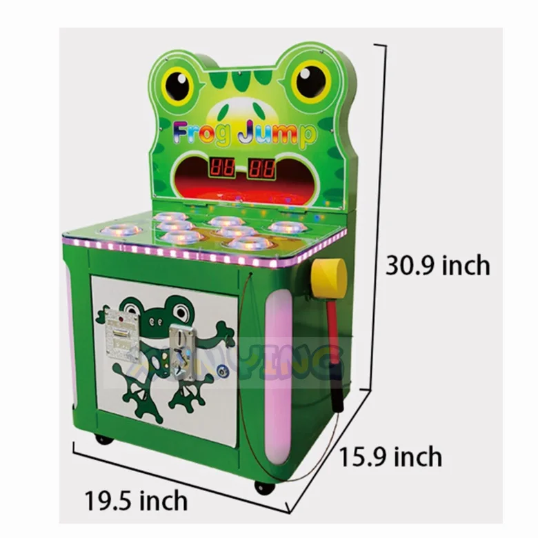 Coin Operated Whack a Mole Toy Arcade Game Machine Kids Hitting Hammer Ticket Redemption Toy Arcade Game Machine