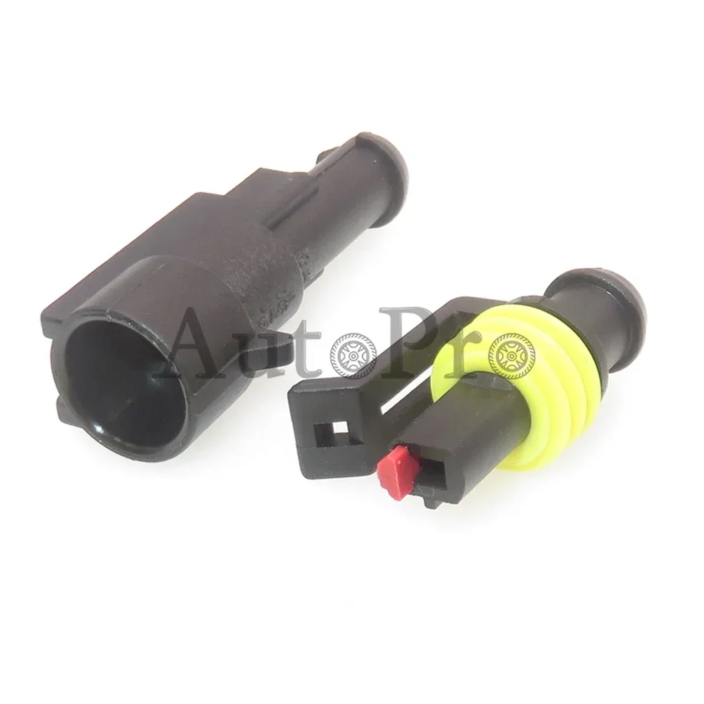 1 Set 1 Hole 282079-2 Automobile AC Assembly Modification Connector Parts Car Low Voltage Electric Wiring Socket 282103-1 - Detail 1