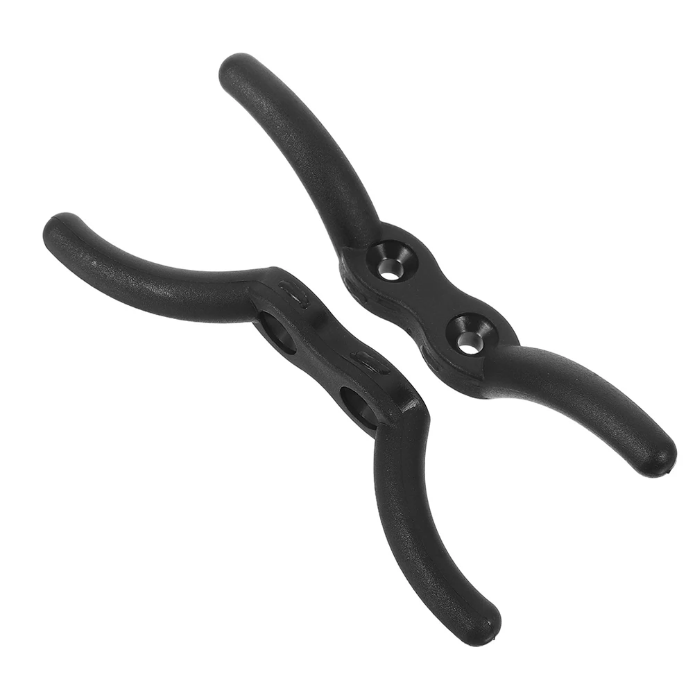

2Pcs Halyard Rope Cleat Hook for Flagpole Mast Boat Mooring Nylon Marine Grade Accessory Lightweight Strong Weatherproof