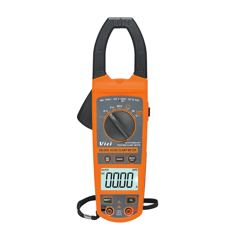 Imagem -03 - Vici-digital Clamp Meter 1000a True Rms Alicate Inteligente Amperímetro Multímetro Auto Rang dc Tensão Corrente ac hz Ohm Ncv Temp Tester