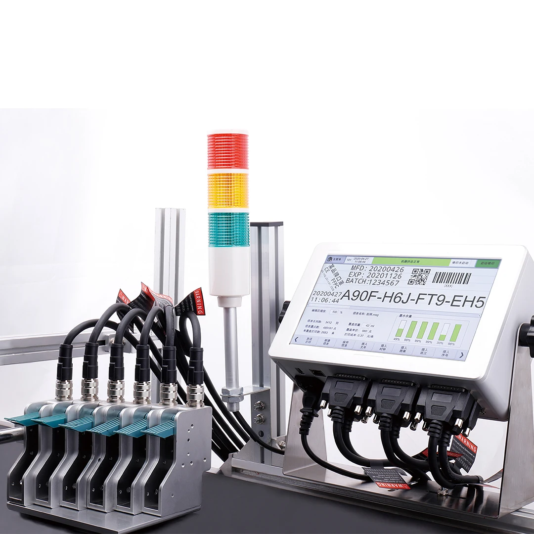 Automatic Industrial Egg Thermal Inkjet Printer Manufacturers Docod T600 TIJ Online Expiry Date QR Code Barcode Coding Machine