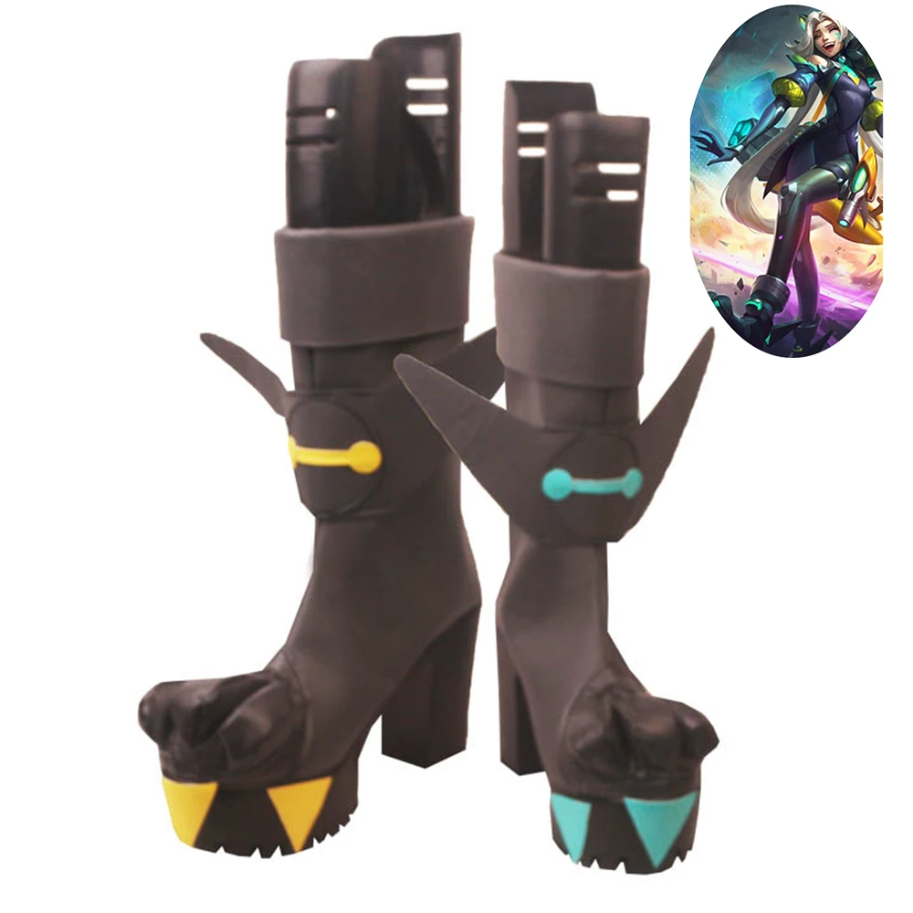 

League of Legends Jinx Shoes Cosplay Boots