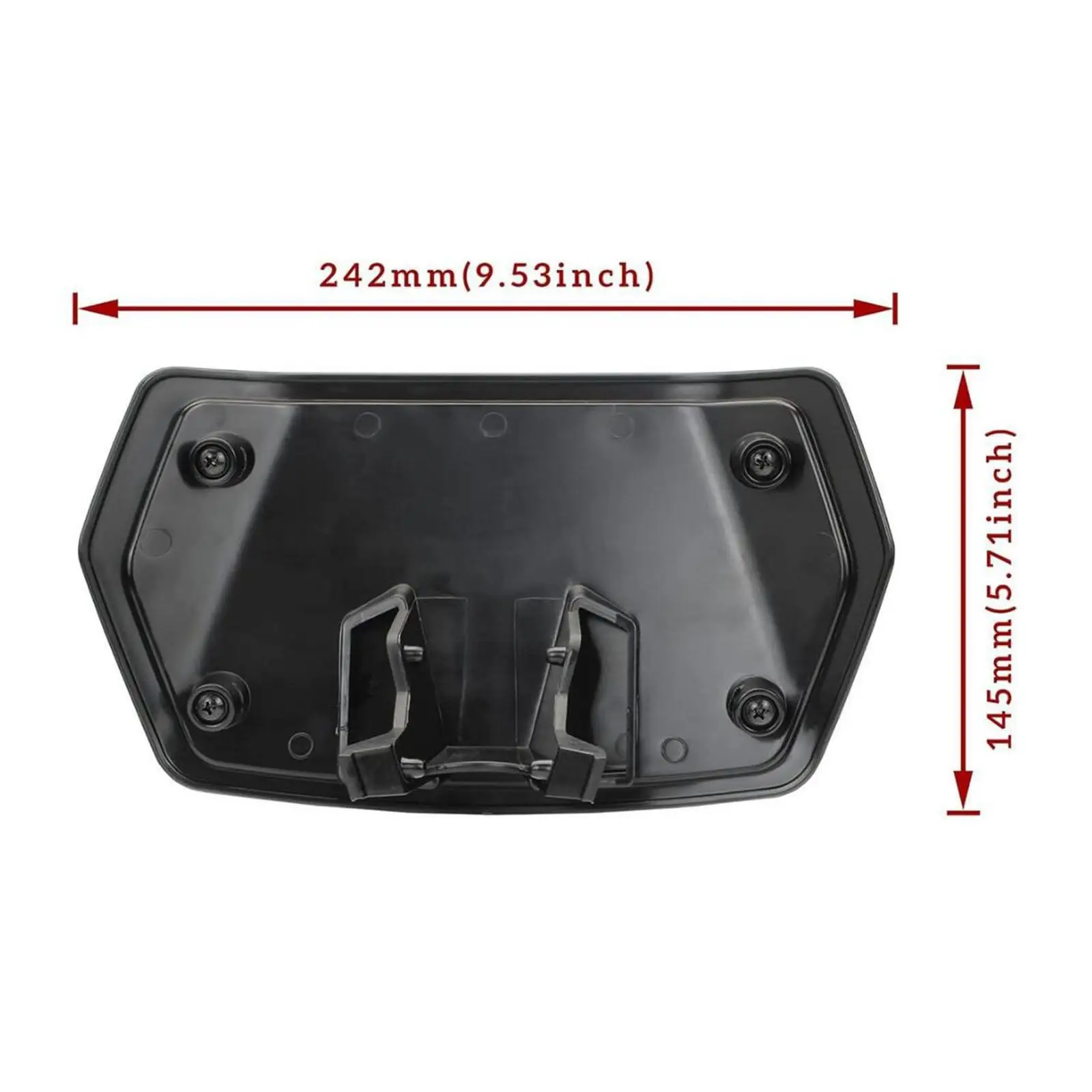 

Gauge Spoiler Gauge Shield Cover Motorcycle Accessories Garage Instrument Spoiler Spare Gauge Support for Ryker Sport