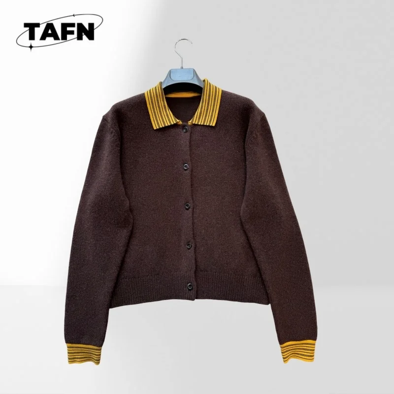 

Женский теплый вязаный пуловер с простым дизайном и мягкой текстурой, топ для повседневного образа, классический женский вязаный свитер BB1825