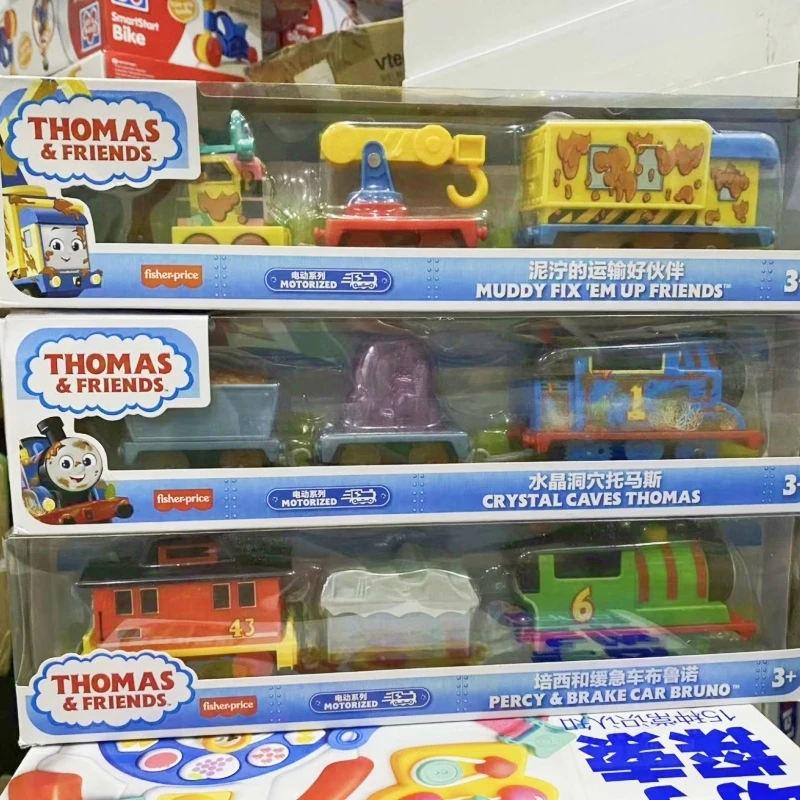 Genuine Thomas and friends Magnetic Trains Locomotive Compartment Set Toys MUDDY THOMAS DUCHESS Modle Cars Toys No Battery