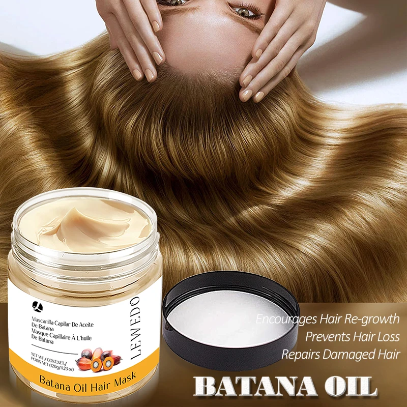 Batana Oil Hair Mask Natural Pure Batana Butter Repair Nourish Root Anti Hair Loss Hair Care Oil Promoting Scalp Health Thick