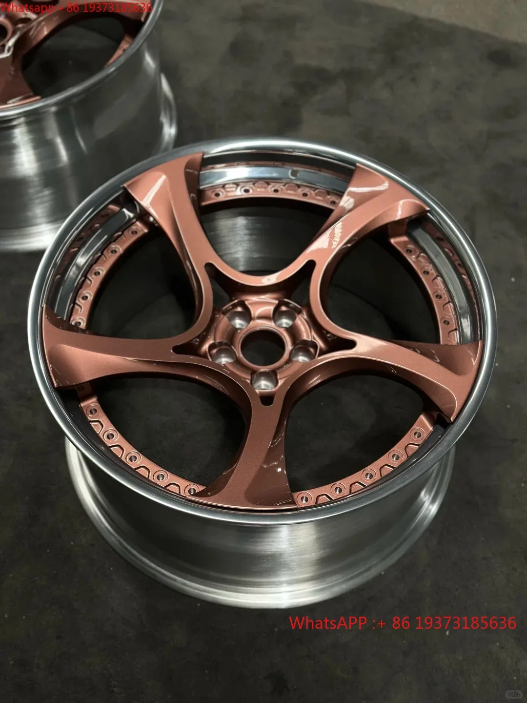 LZT-1169 Forged Wheels Directional Custom Rose Gold 5x120.65 Rims 20 24 26-Inch for Impala Chevelle SS Malibu Monte Carlo Camaro