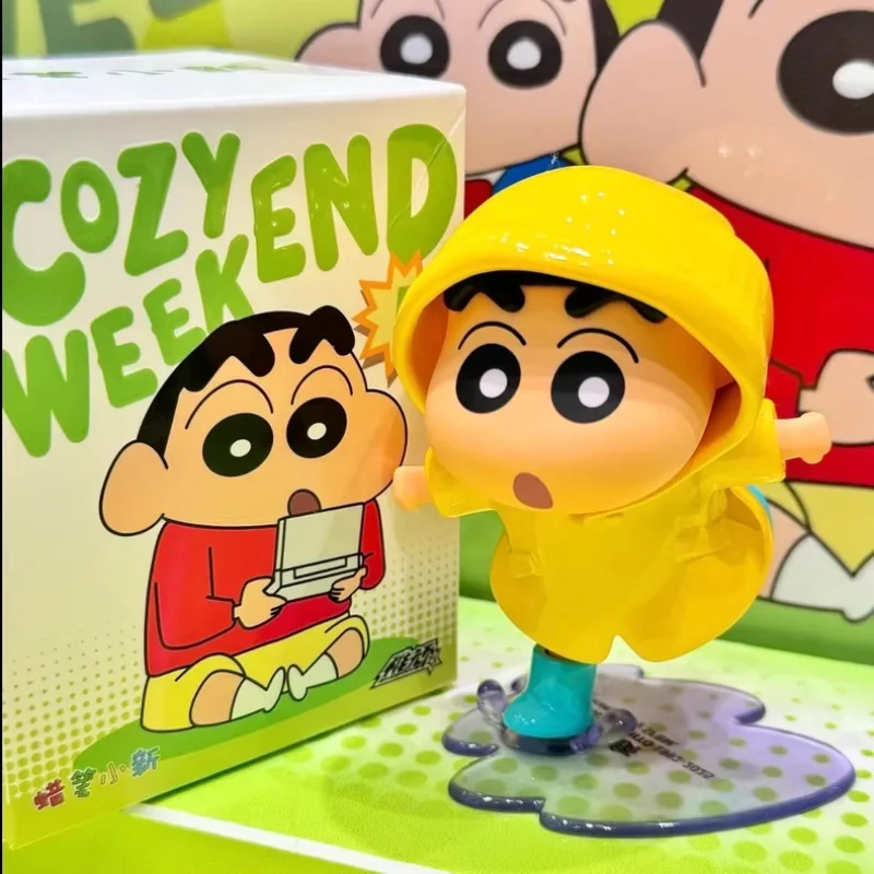 

Официальный натуральный карандаш Шин-Чан Шин-Чан выходного дня, серия слепая коробка, товары для обязательств, подарок на день рождения для коллекции девушек