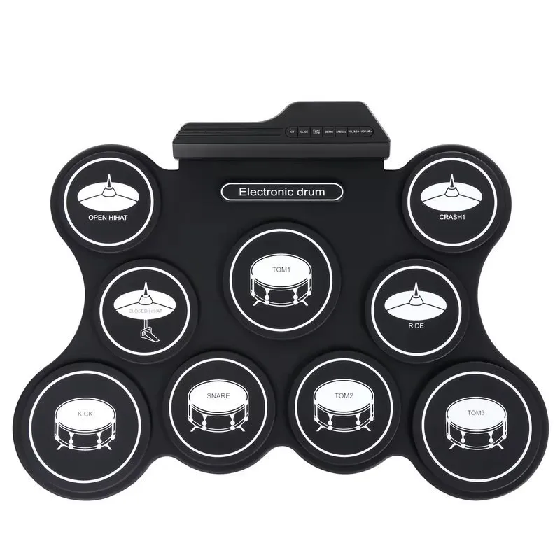 Cross-border Drum Kit For Home Practice Jazz Drumming Children's Convenient For Hands-on Learning Electronic Drum Set