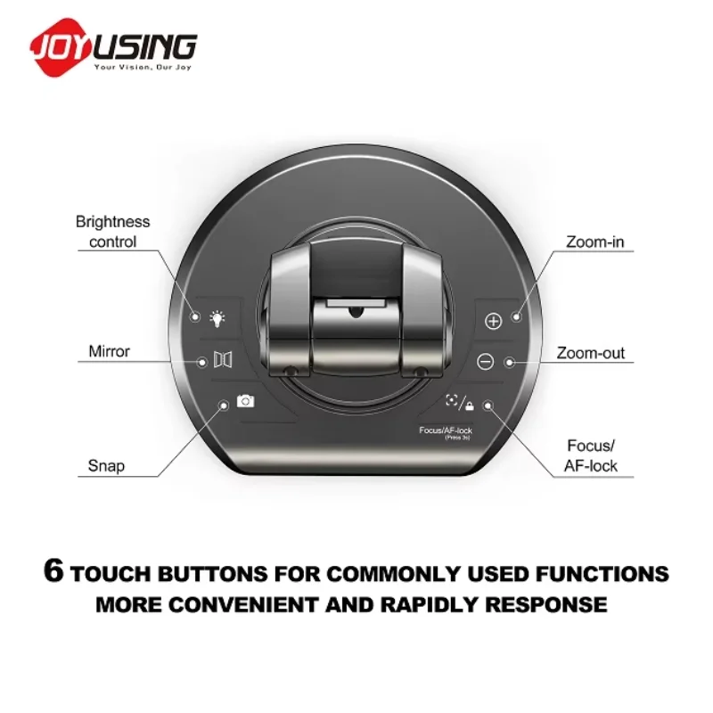 Joyusing V500S-4K USB-камера для документов с разрешением 4K, высокая яркость со светодиодом, совместимая с конференц-видео программным обеспечением