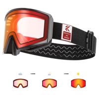 Kapvoe Photochromic Snow Goggle Snowboard Anti-Fog Sunglasses for Men Women UV400 Protection Ski Glasses Snowmobile Winter