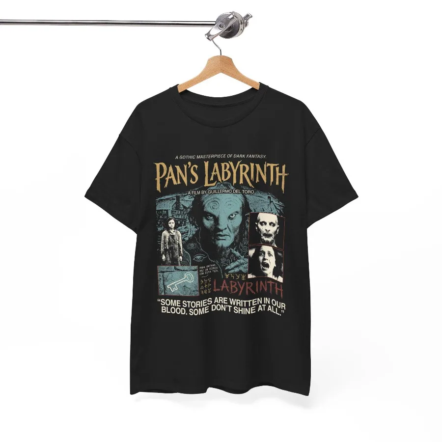 Pan's Labyrinth Dark Fantasy Film T-Shirt,  Four season popular unisex cotton T-shirt