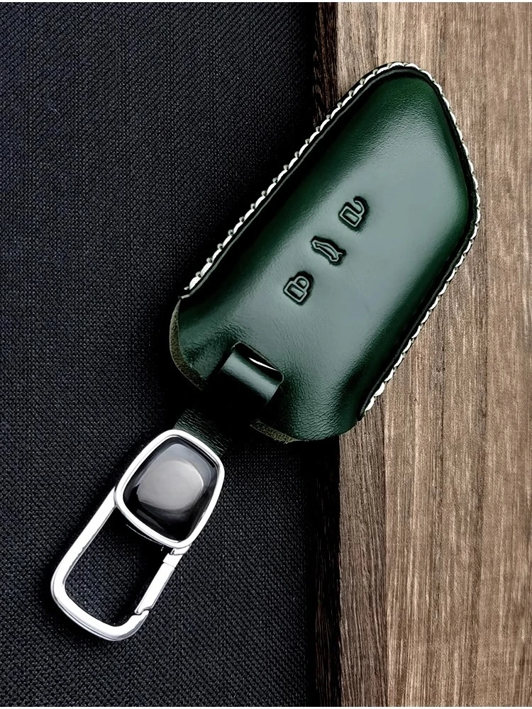 

Подходит для Volkswagen ID3 ID4 ID6 ID7 X или CROZZ, кожаный чехол для дистанционного ключа автомобиля, лучшая защита