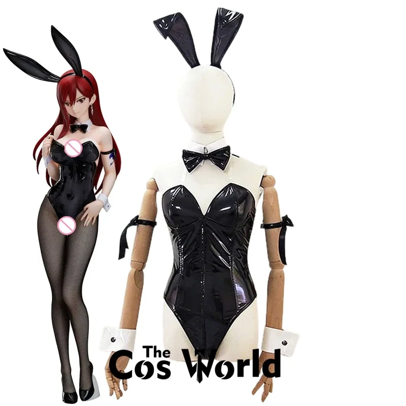 

Костюмы кроличьих девушек Эрзы Скарлет, настраиваемые костюмы для косплея в стиле аниме