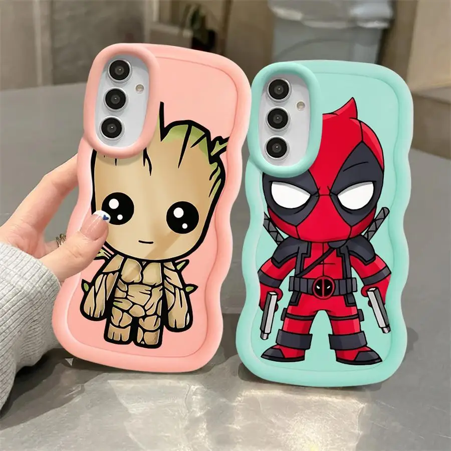 Marvel Superhero Cartoon Phone Case for Vivo Y36 Y38 5G Y50 Y56 Y78 Y91 Y91C Y93 Y100 Y200 V25 V25E V29 V30 V27 Pro Cover