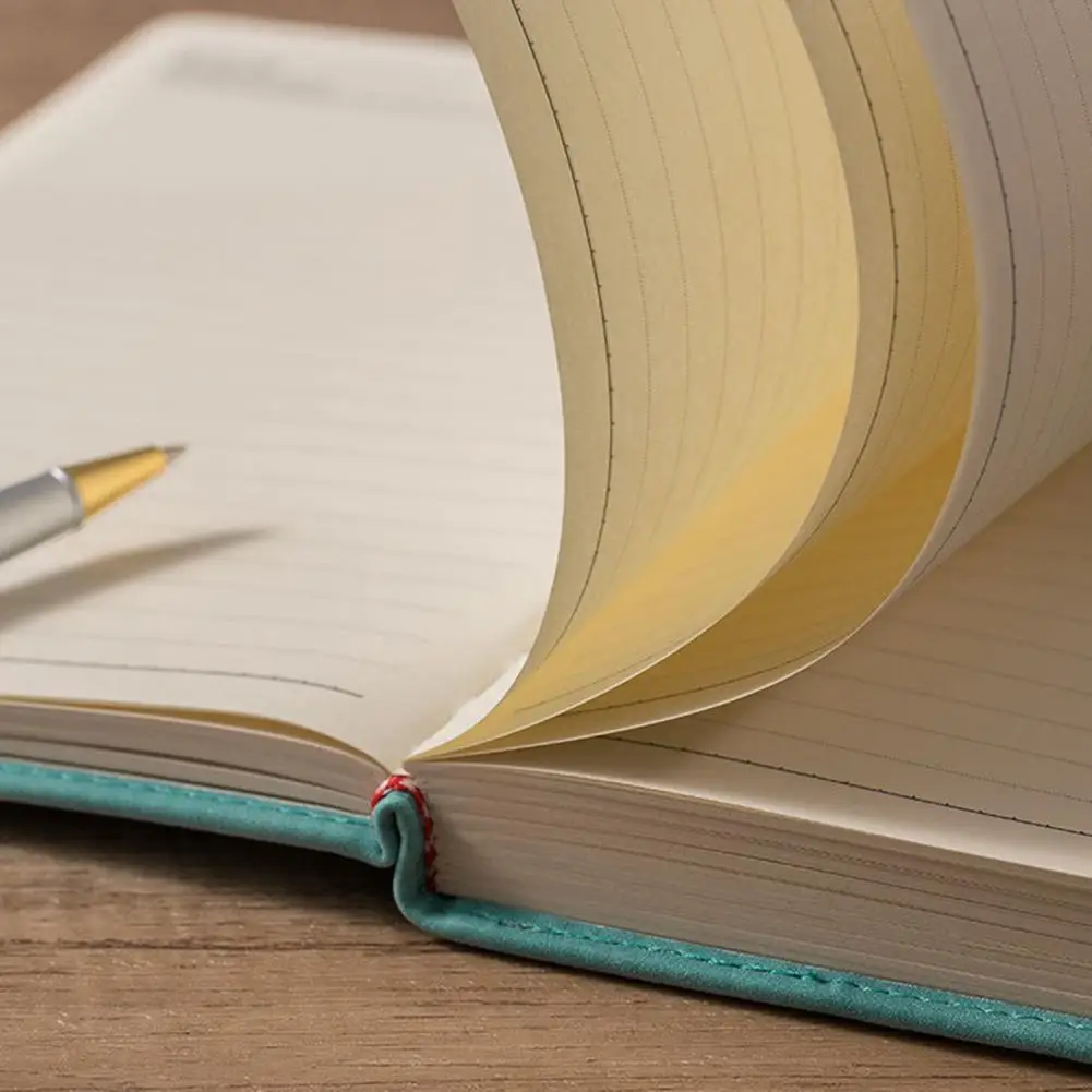 防水スクラッチプルーフ厚紙ジャーナル、超厚手のフェイクレザー学生ノート、教師のためのレトロな日記