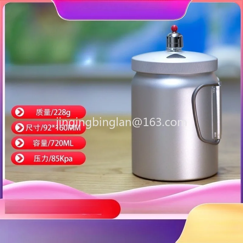 Factory direct outdoor lightweight mini aluminum pressure cooker ultra-light portable pot