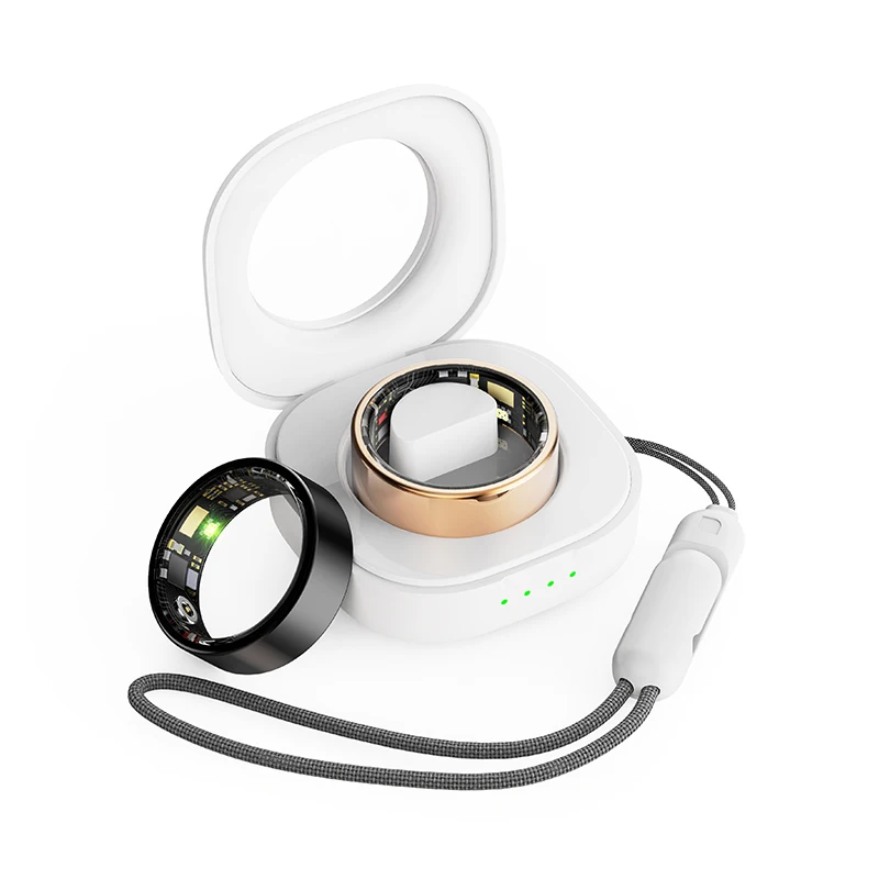 2025 New Arrival R11 Smart Ring IP68 Waterproof Heart Rate Blood Oxygen Sleep Monitor Steps Calorie Counter Health Sports
