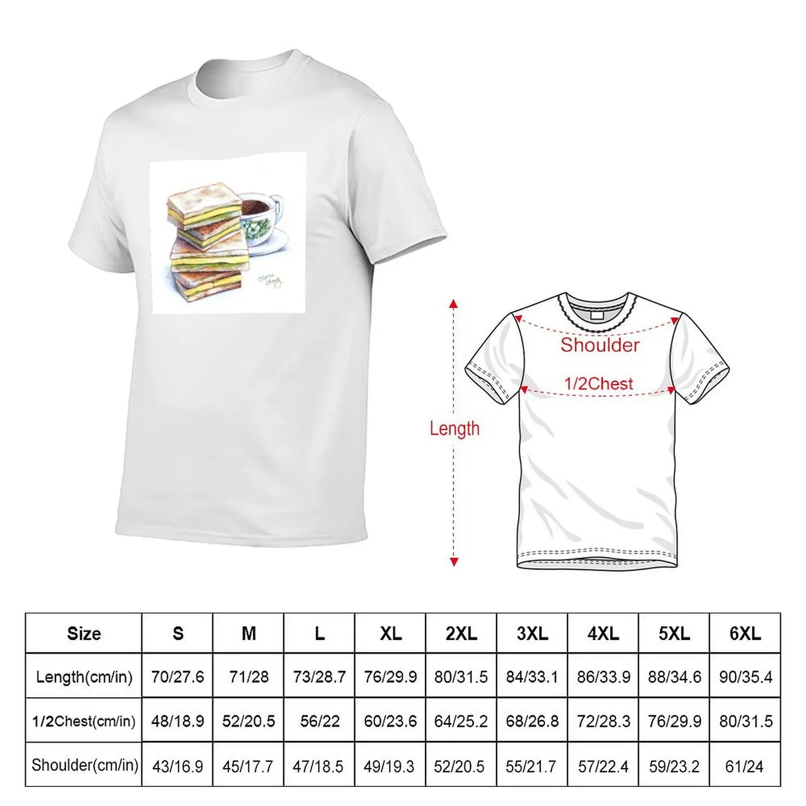 Kaya Toast with white background T-Shirt anime tshirt football t shirt mens plain t shirts