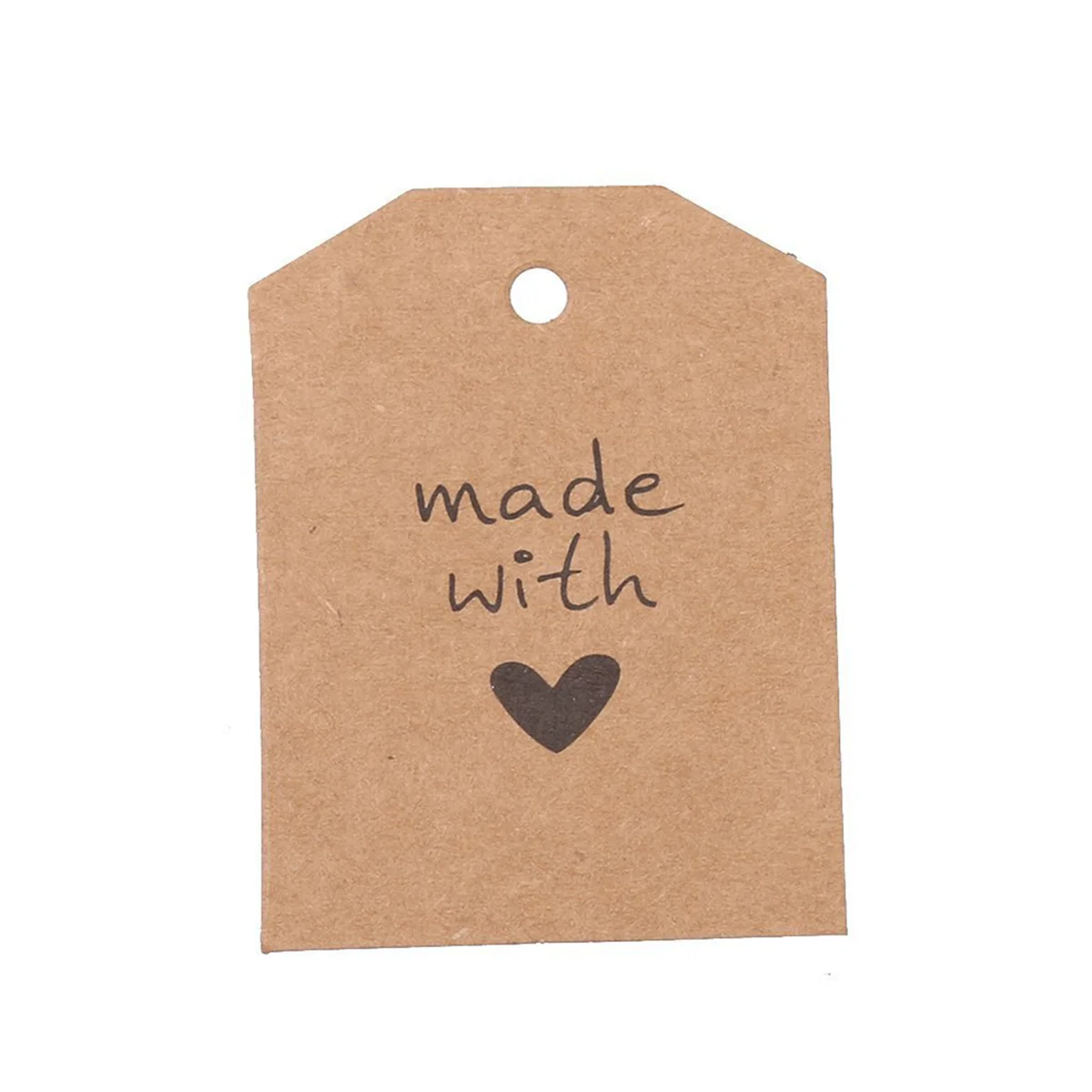 100 Pcs Paper Tag Wedding Favor Gift Label Kraft Labels Luggage Tags Letter Christmas