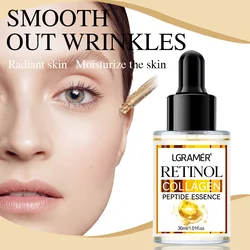 Retinol Anti-Wrinkle Essence Pure Hyaluronic Acid Facial Serum Anti Wrinkle Aging Face Lift Tightening Reduce Eye Finelines New