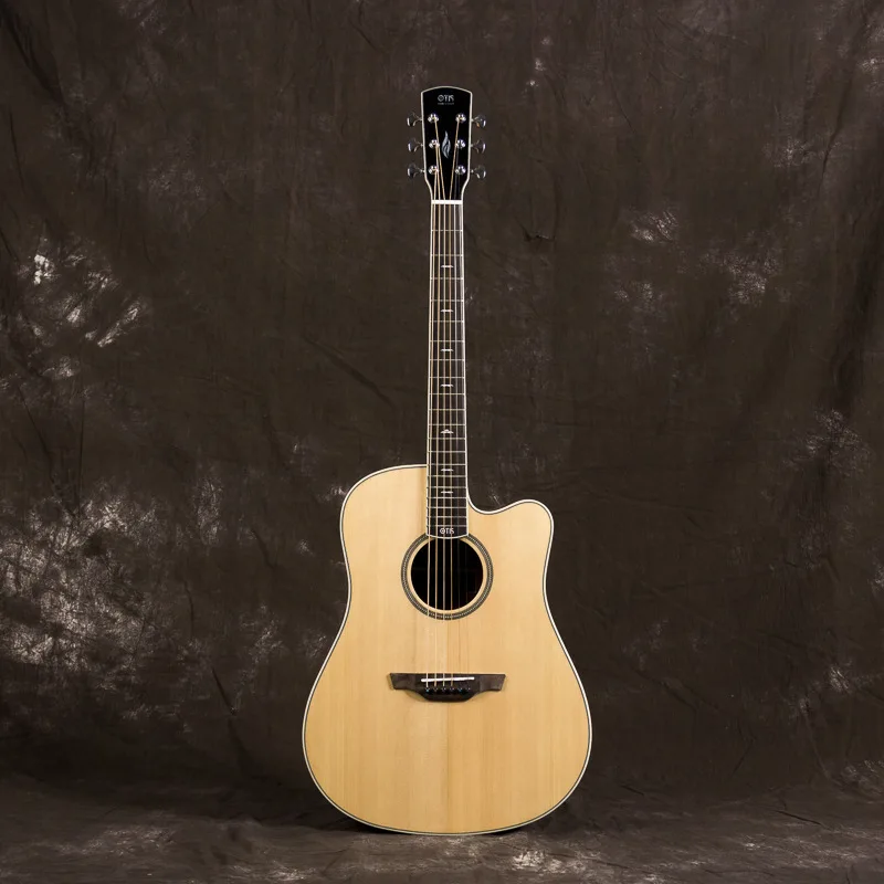 Direct selling exquisite guitar Smooth surface 41 inches Log color Spruce Classical 